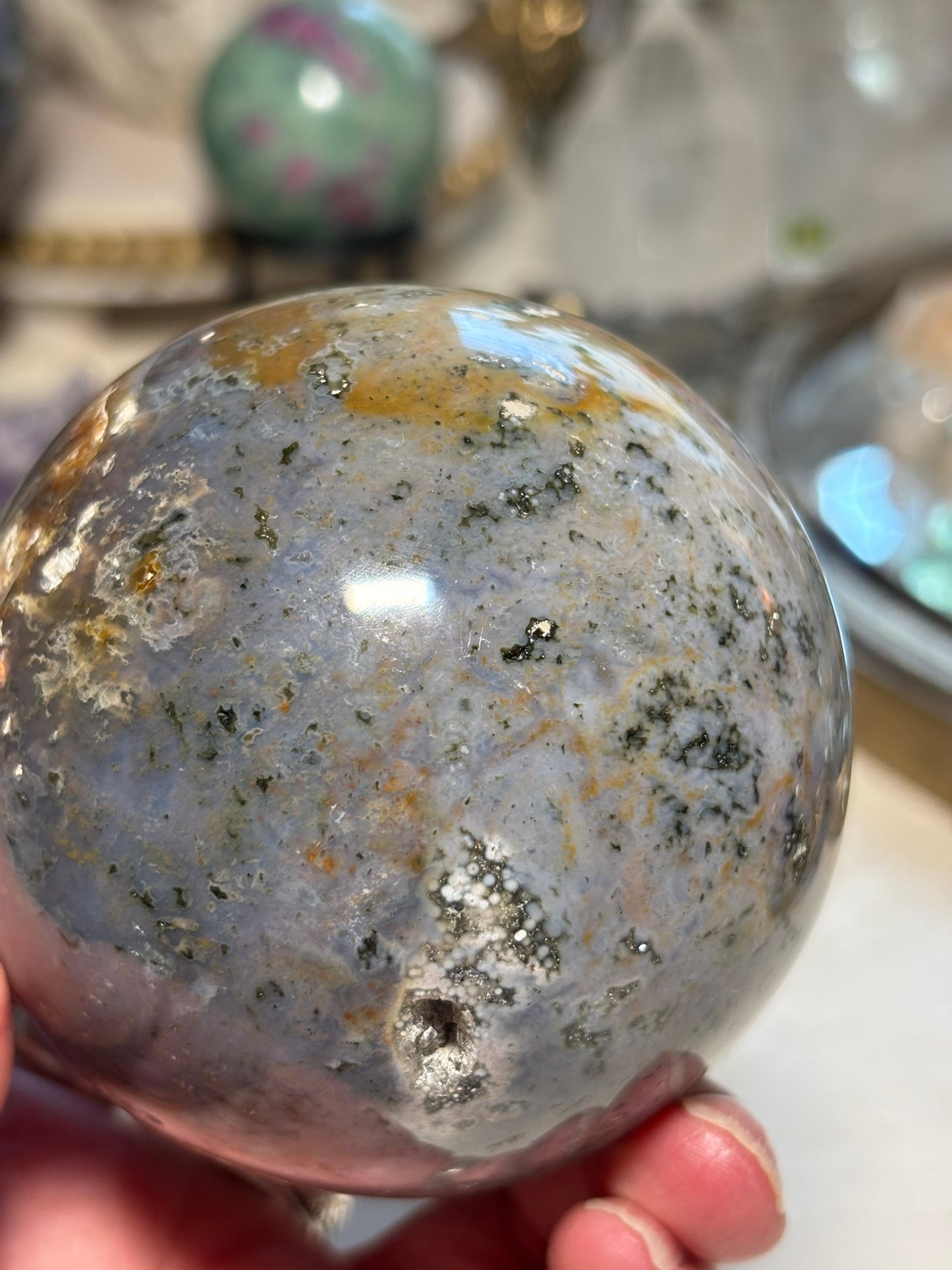 Sea Jasper Sphere - Madagascar