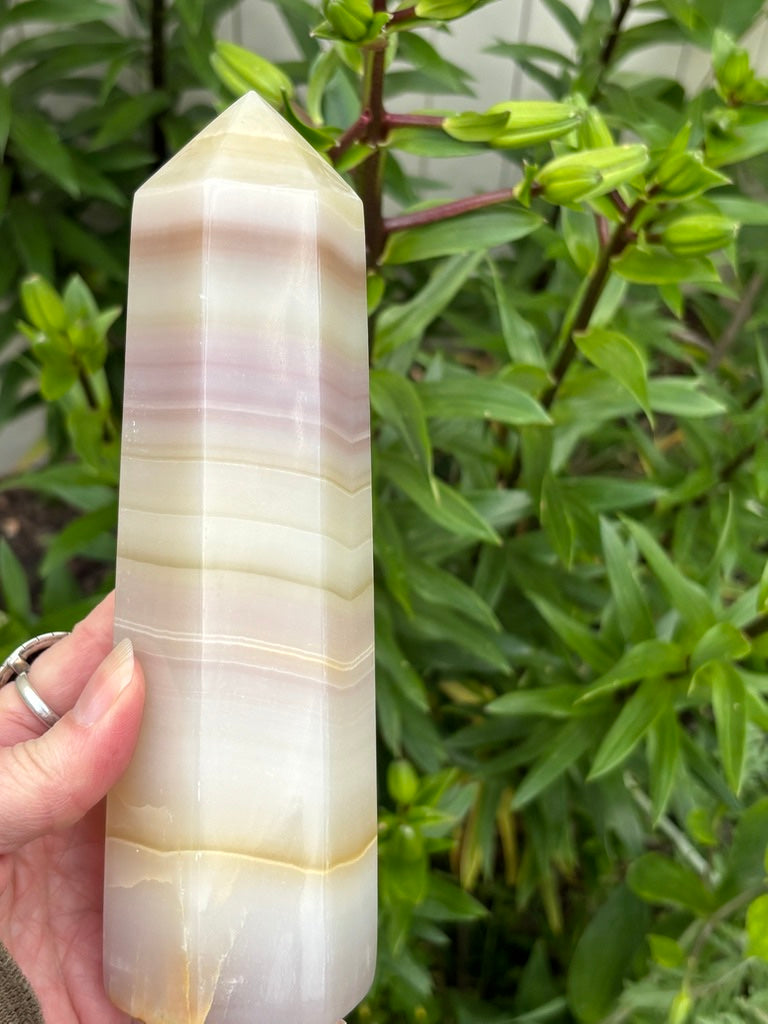 Watermelon Calcite - Tower - Pakistan