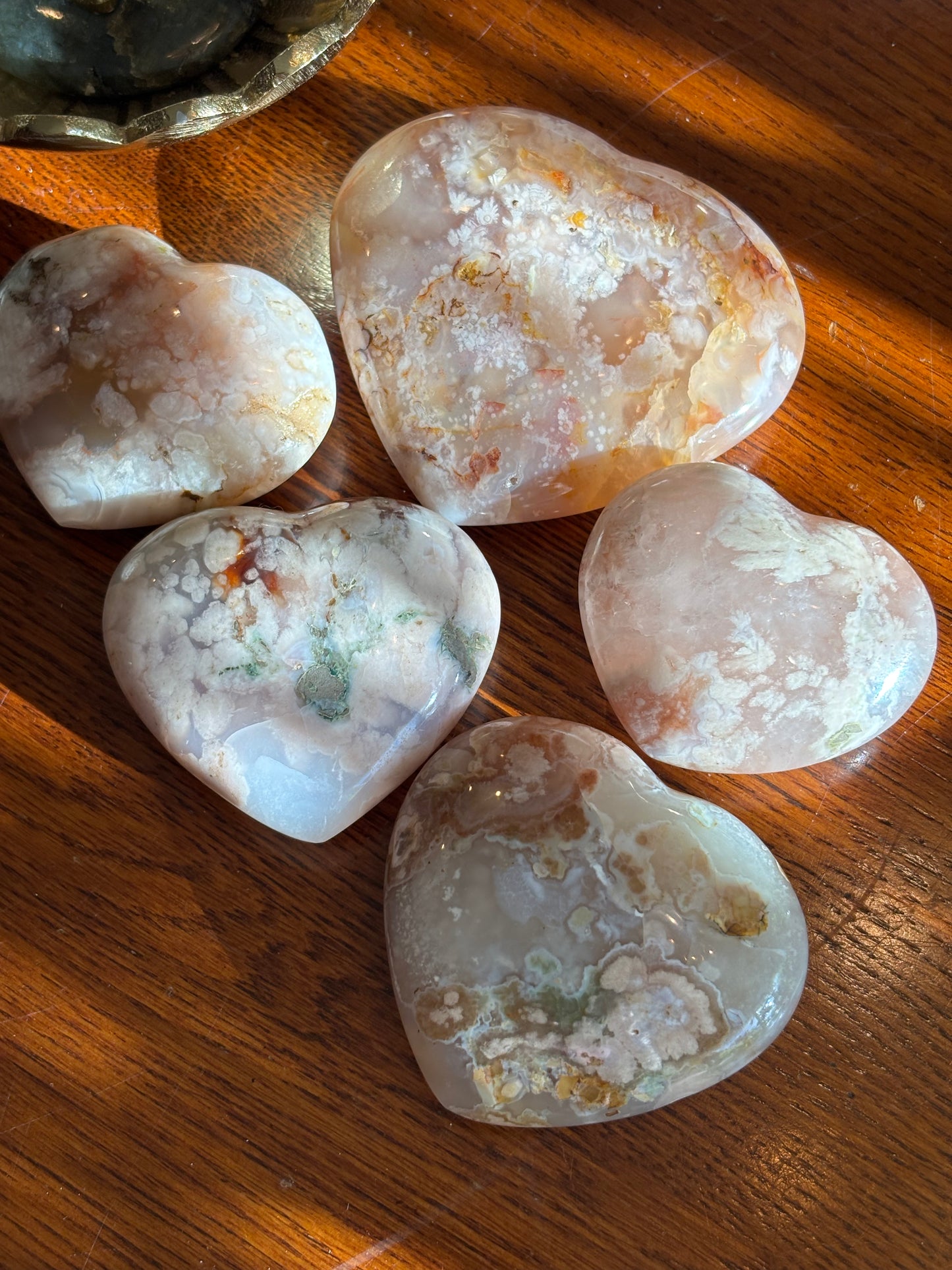 Flower Agate - Heart | Madagascar