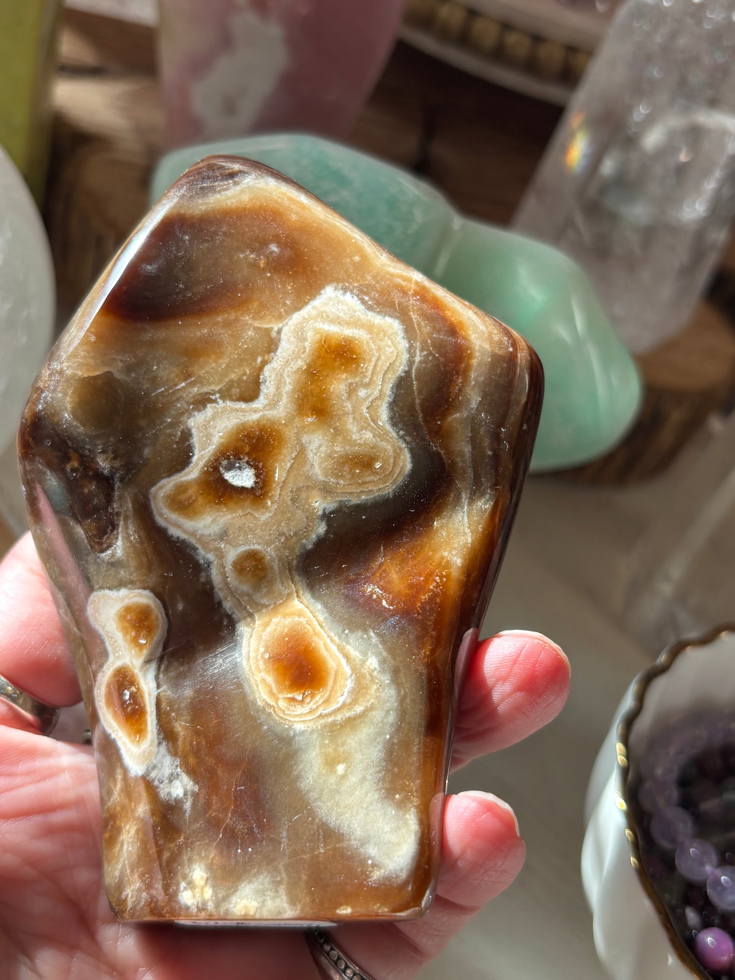 Chocolate Calcite - Free Form | Pakistan