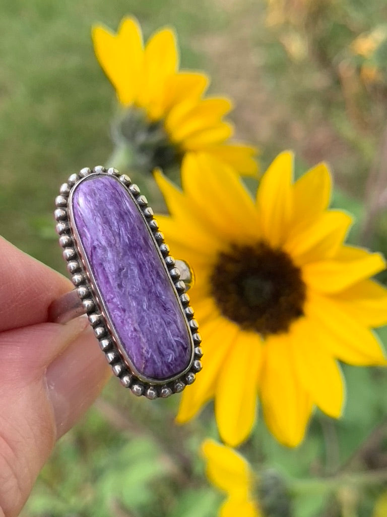 Charoite Ring size 7