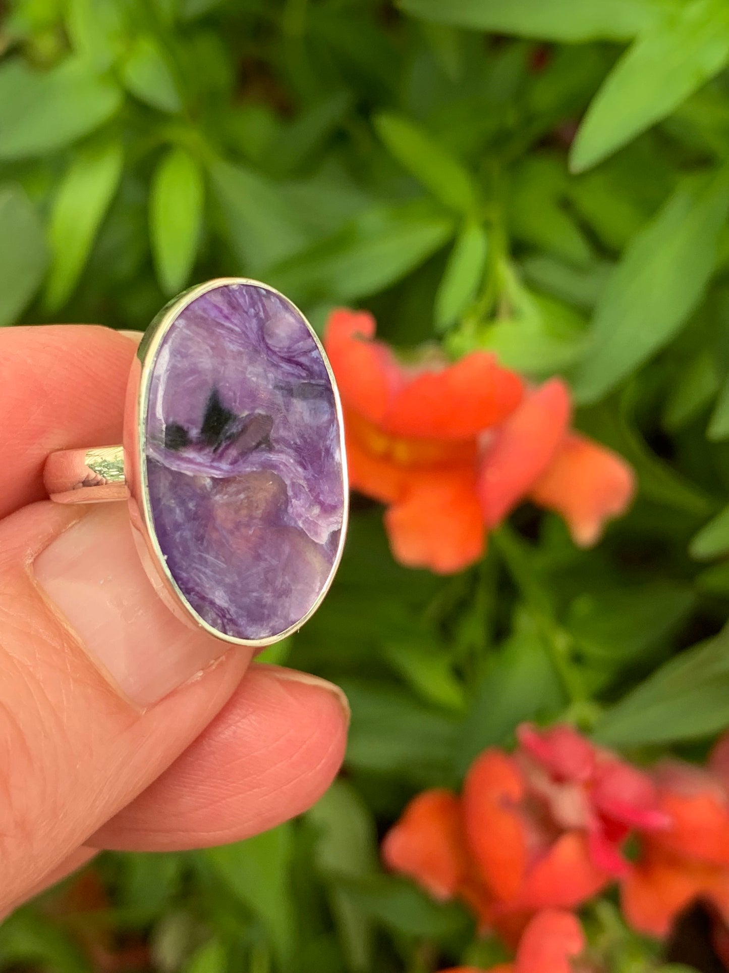 Charoite Ring size 5