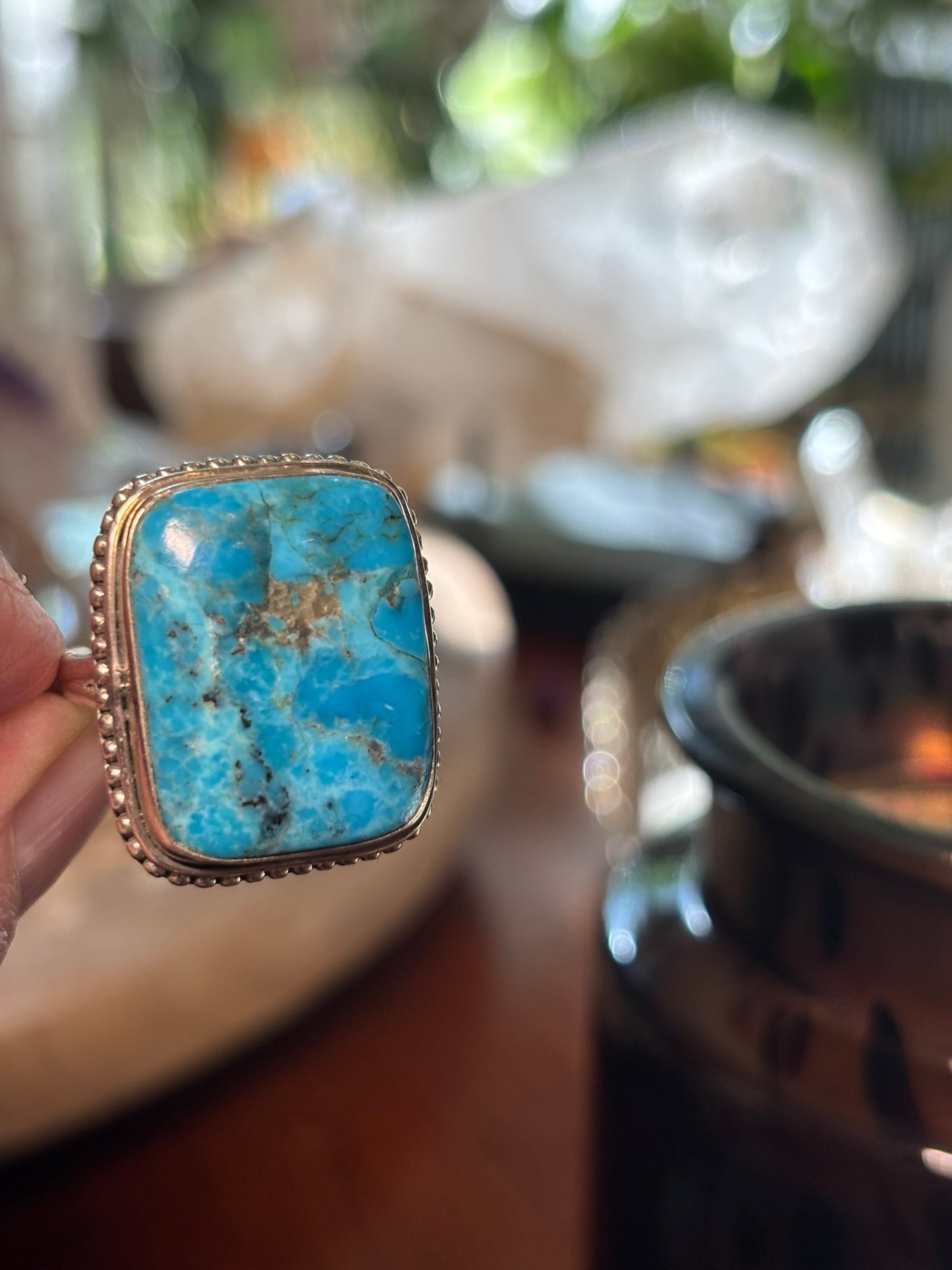 Turquoise Ring size 9.5