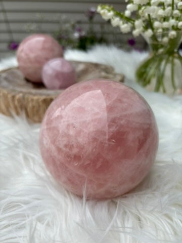 Rose Quartz | Sphere | Madagascar