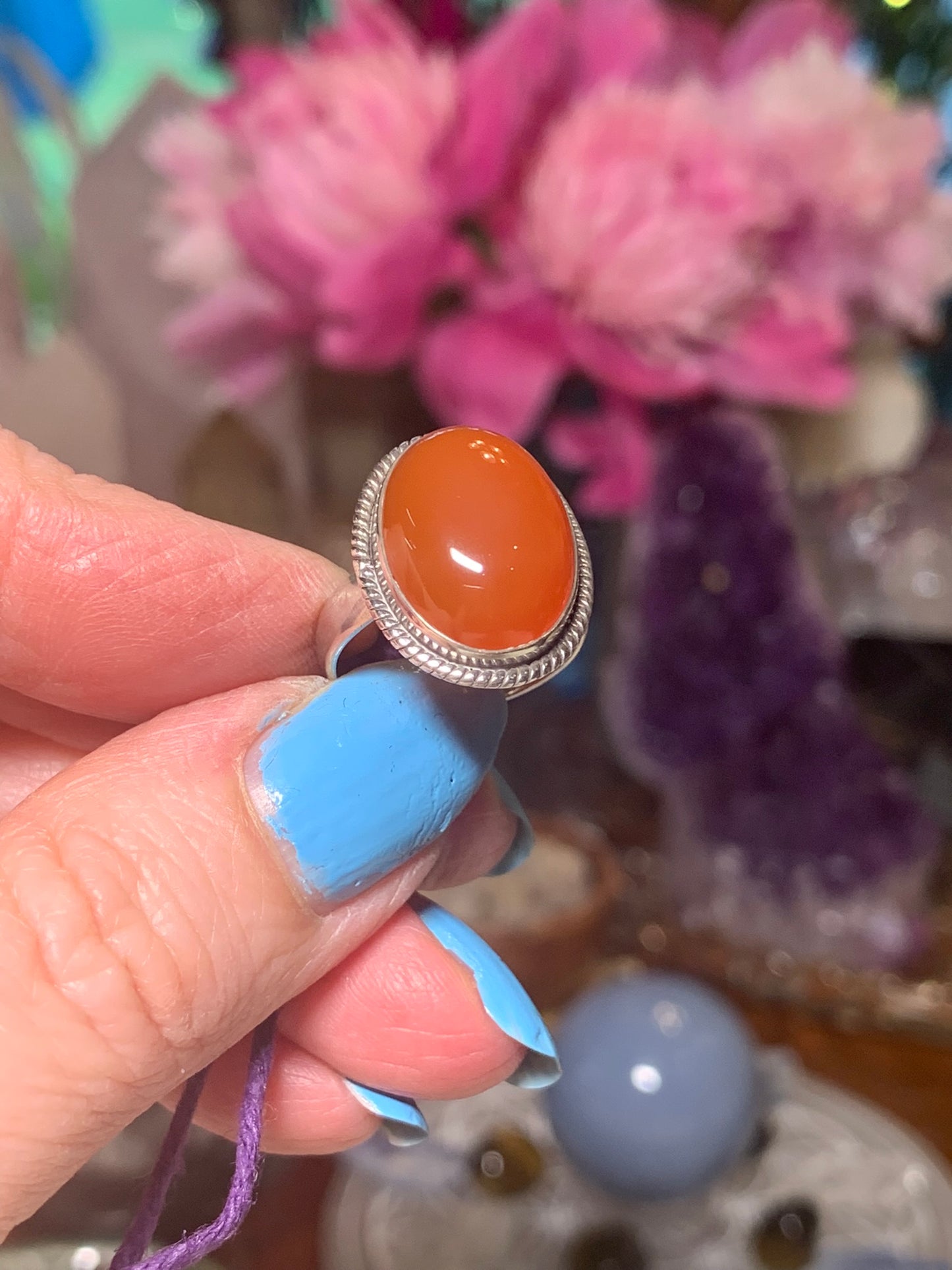 Carnelian Ring size 6