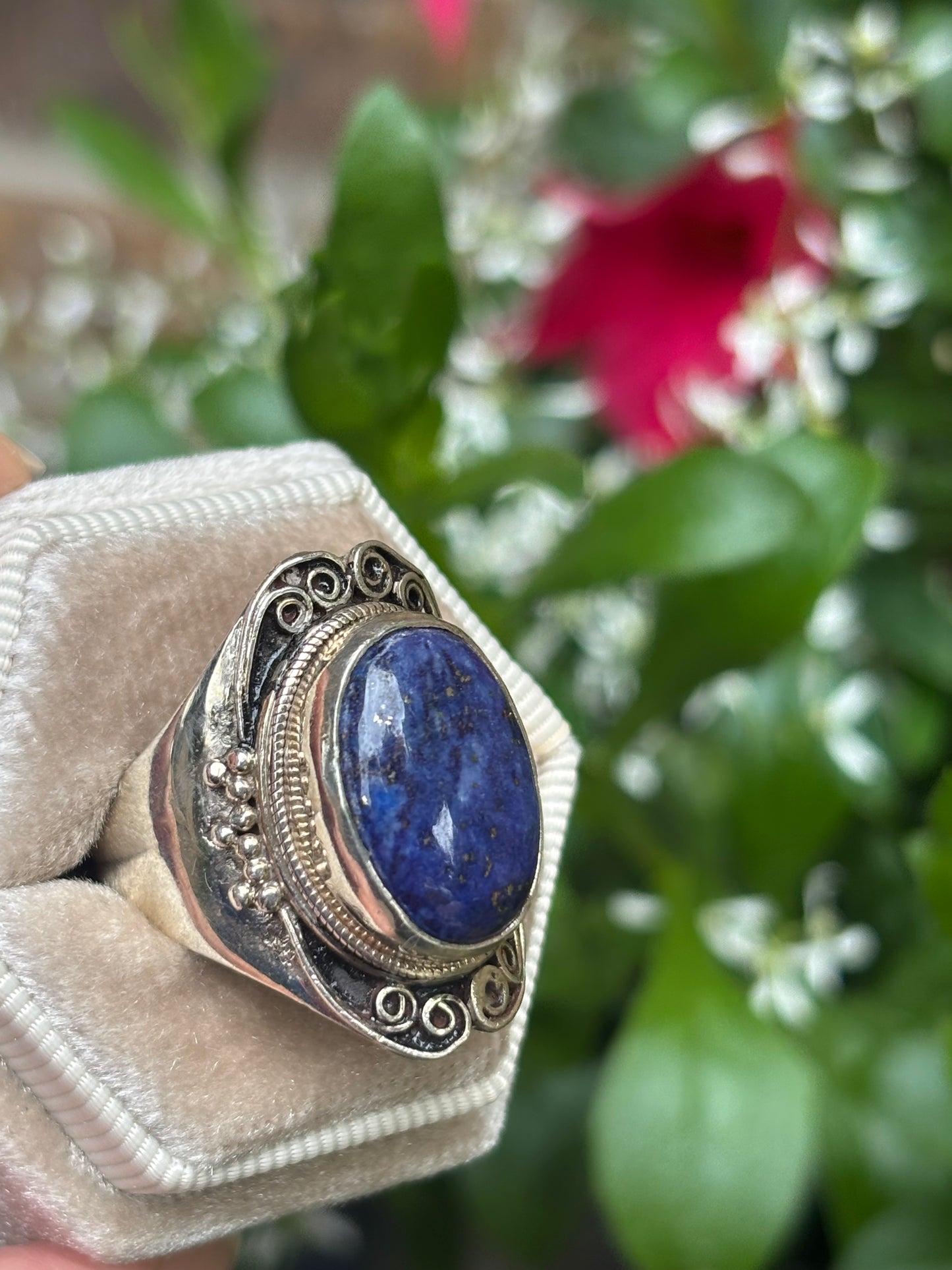 Lapis Lazuli Ring size 10 - Nepal