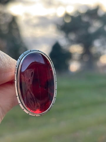Rhodolite Garnet Ring size 9