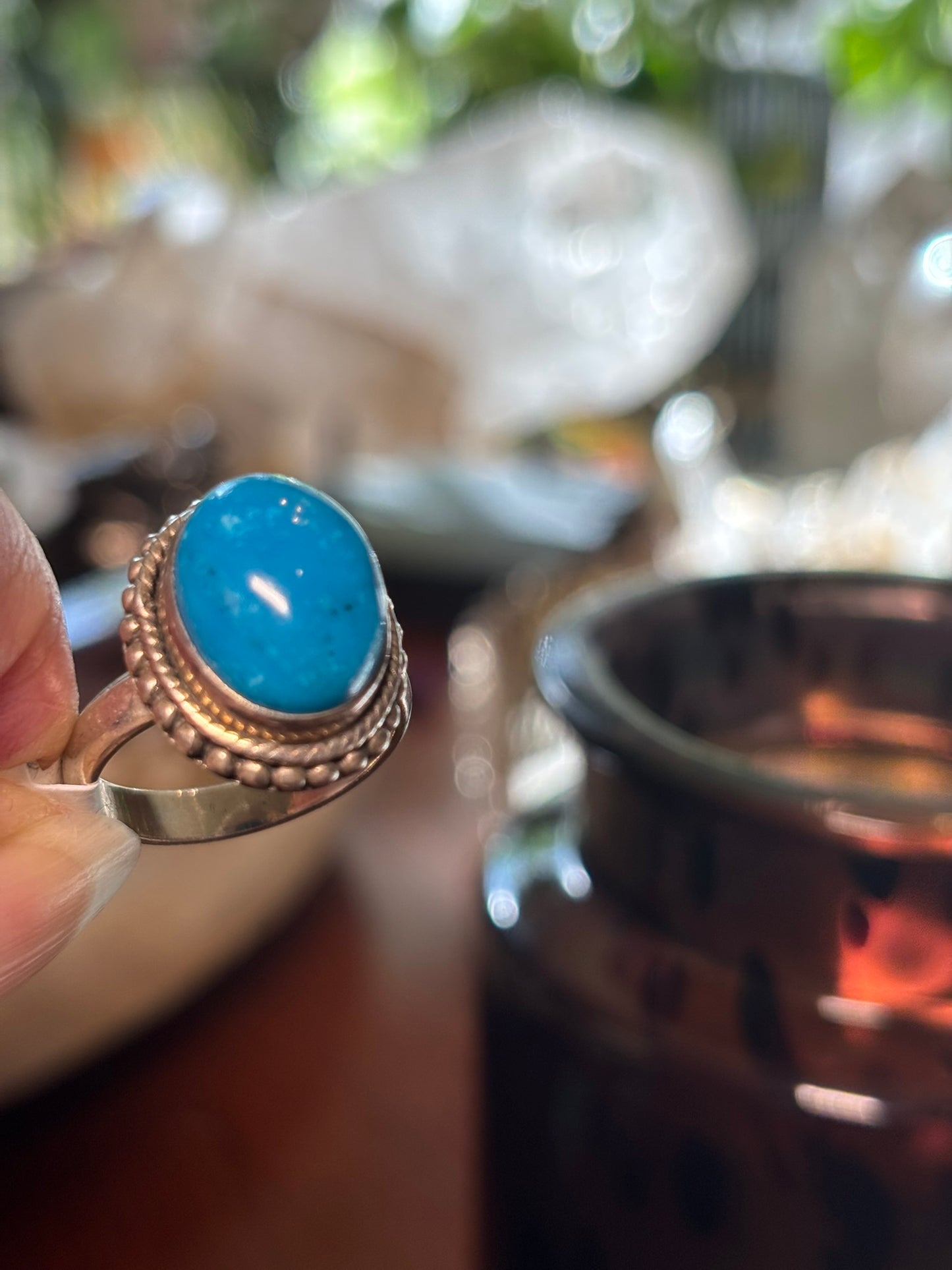 Turquoise Ring size 8