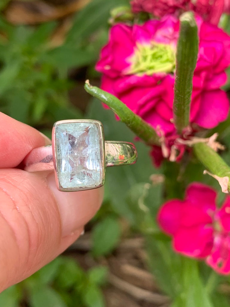 Aquamarine Ring size 10