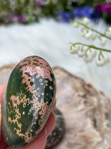 Kabamby Ocean Jasper - Palm Stone - Madagascar