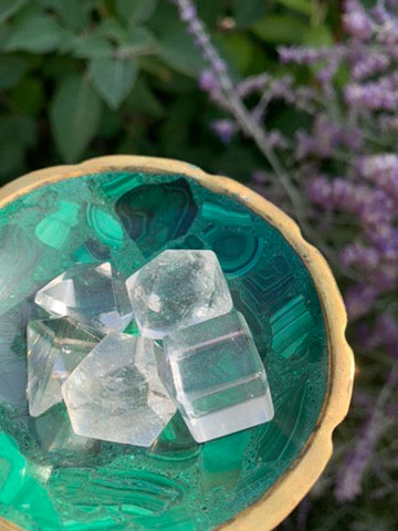 Clear Quartz Platonic Solids | set of 5 | Brazil