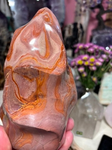 Polychrome Jasper Flame | Madagascar