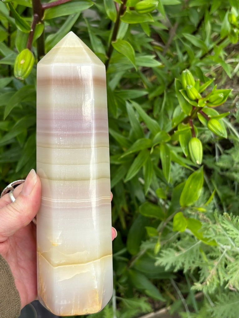 Watermelon Calcite - Tower - Pakistan