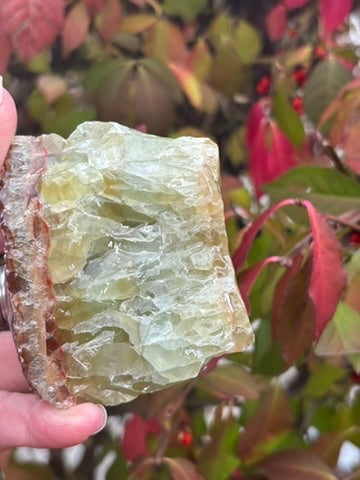 Green Calcite natural - Mexico