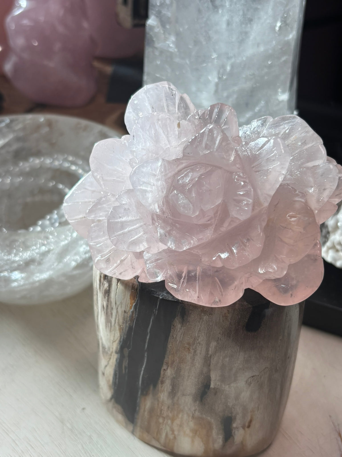 Rose Quartz - Flower