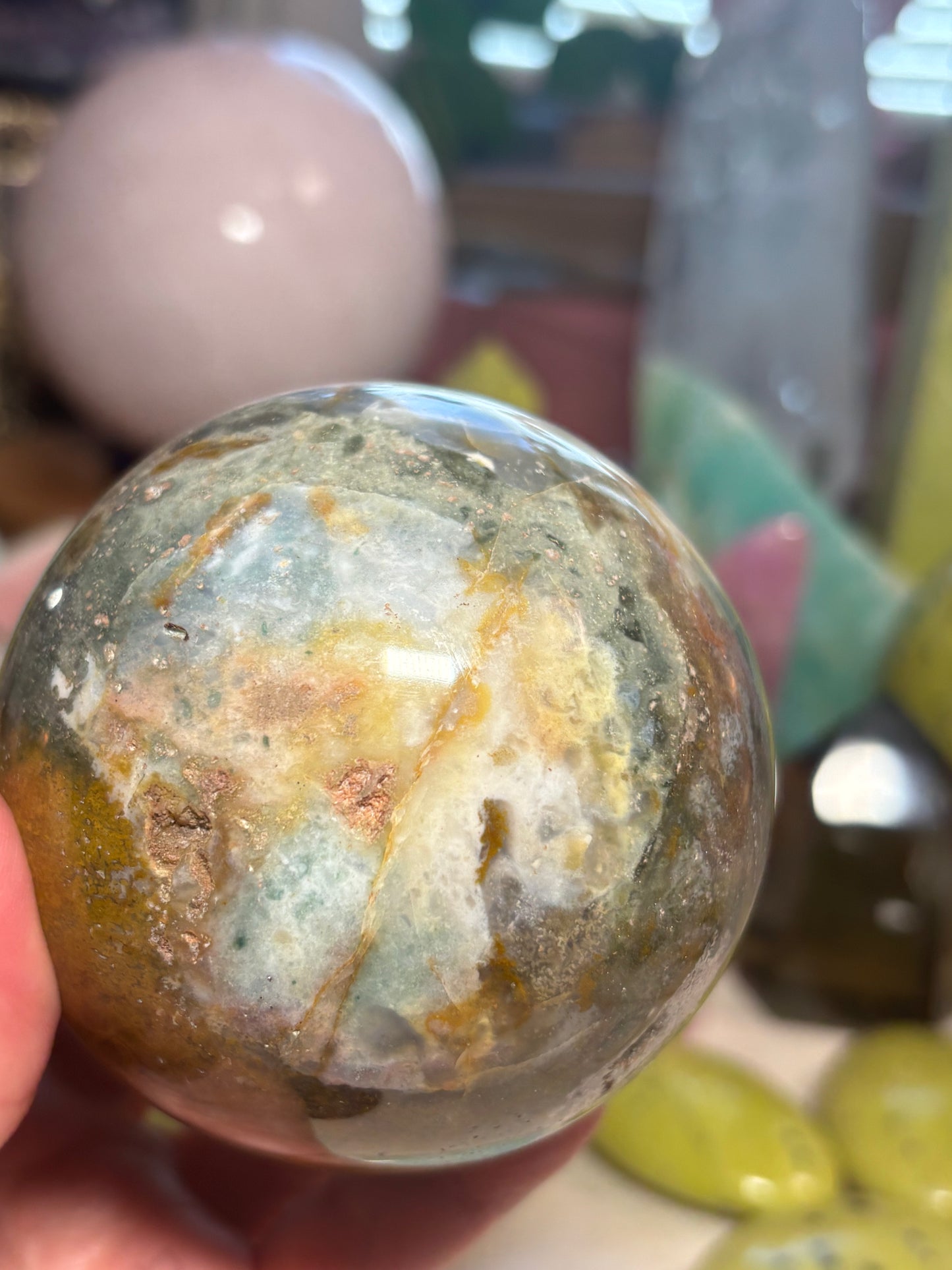 Sea Jasper Sphere - Madagascar
