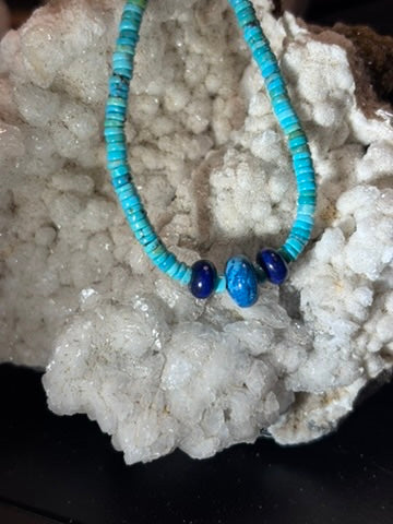 Reef — American Turquoise, Lapis Lazuli, and Chrysocolla