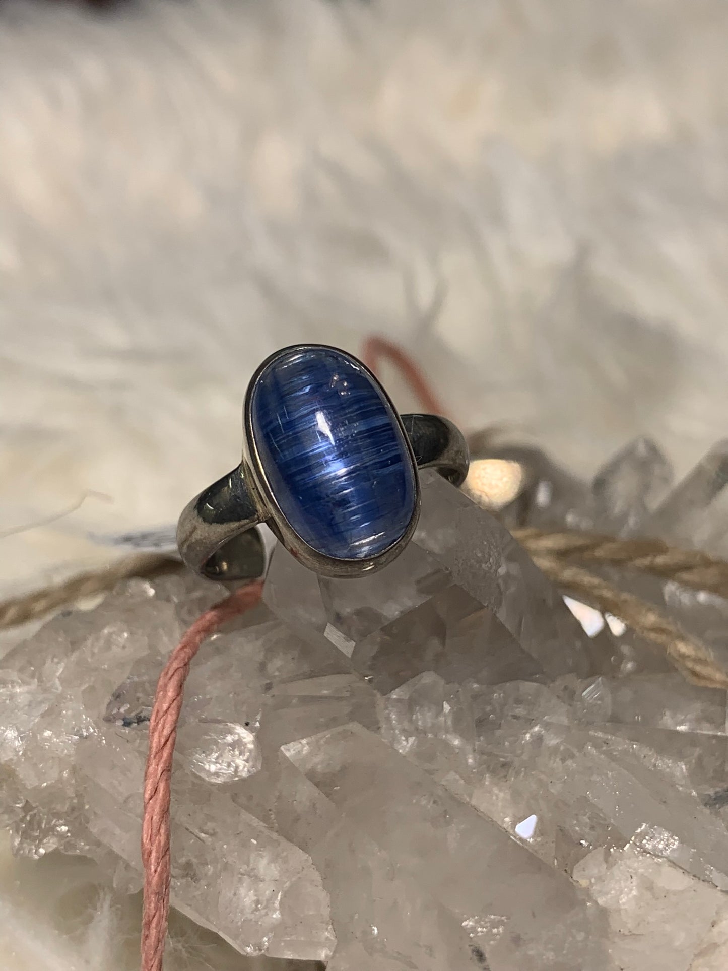 Blue Kyanite Ring size 6