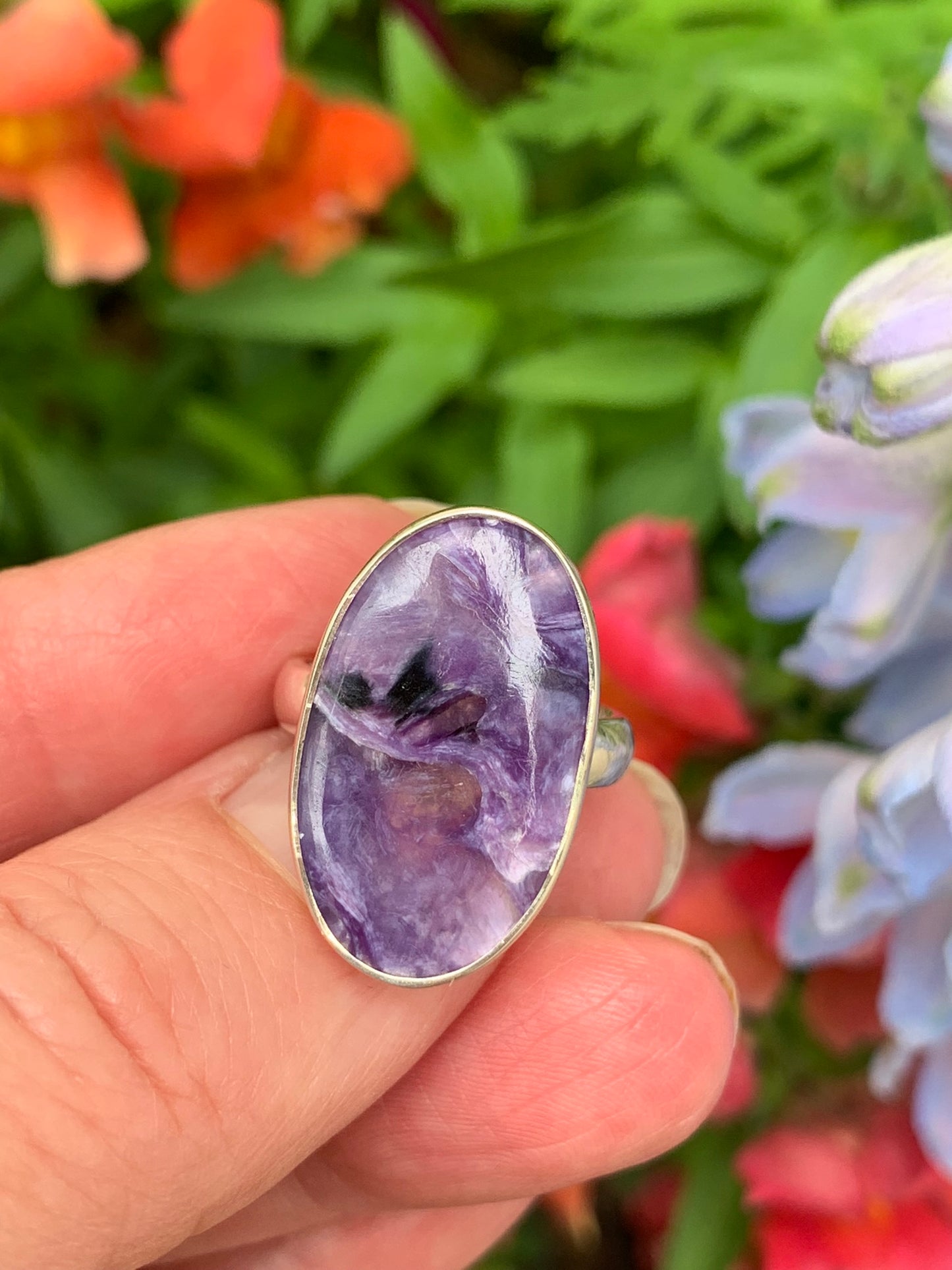 Charoite Ring size 5