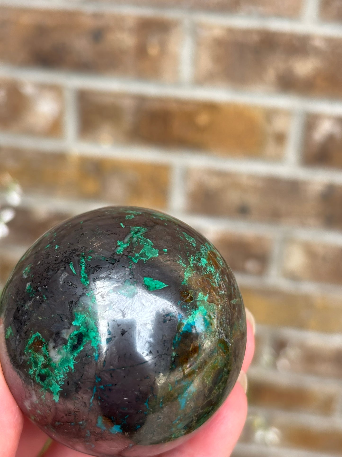 Chrysocolla Sphere