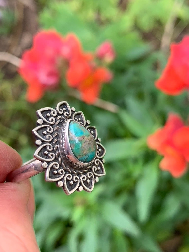 Turquoise Ring size 8