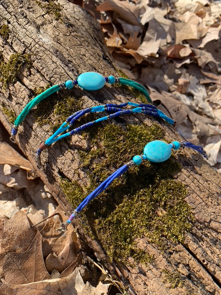 Lapis Lazuli and Turquoise bracelet - Afghanistan