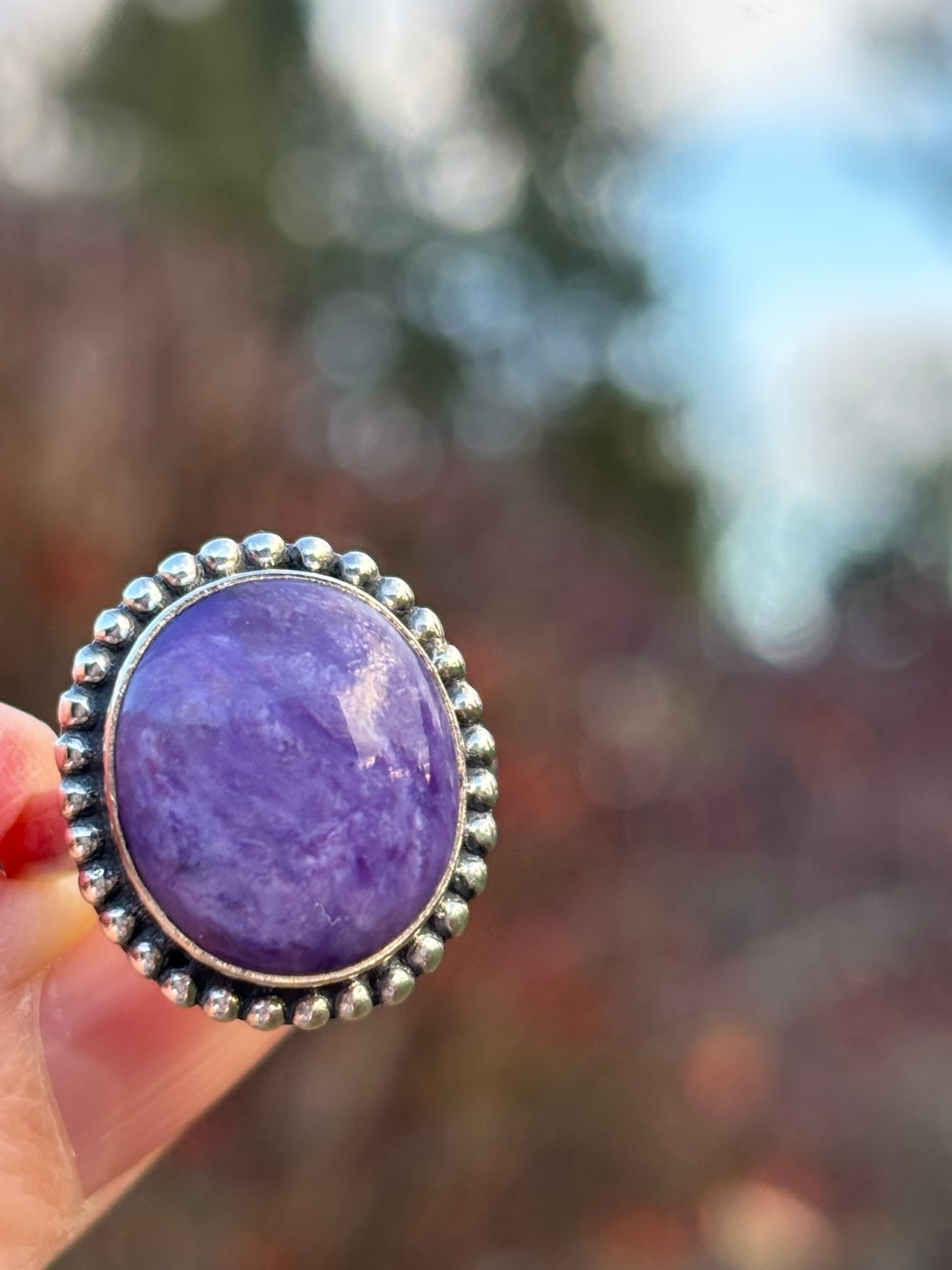 Charoite Ring size 8