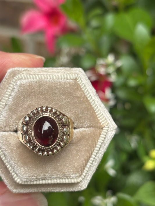 Rhodolite Garnet Ring size 7