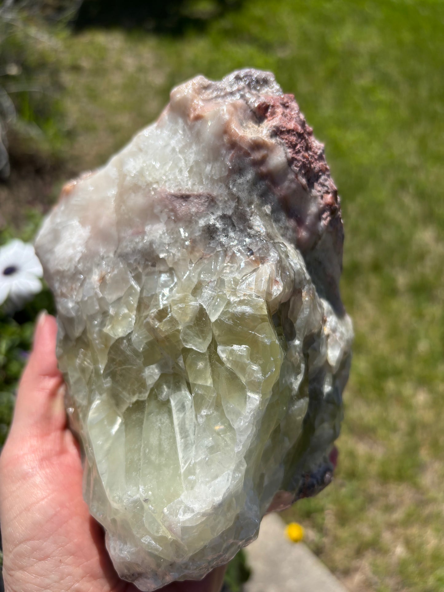 Green Calcite natural - Mexico