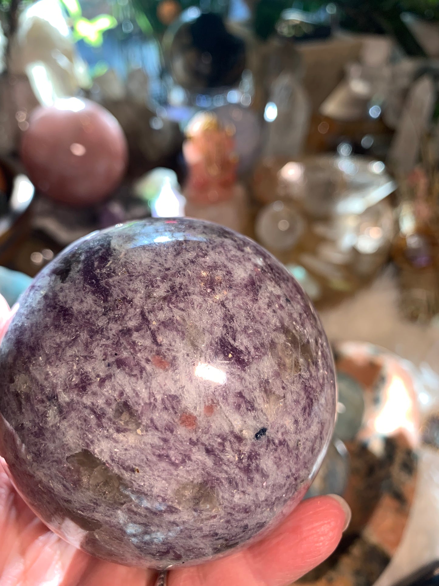 Pegmatite - Unicorn Stone Sphere - Madagascar