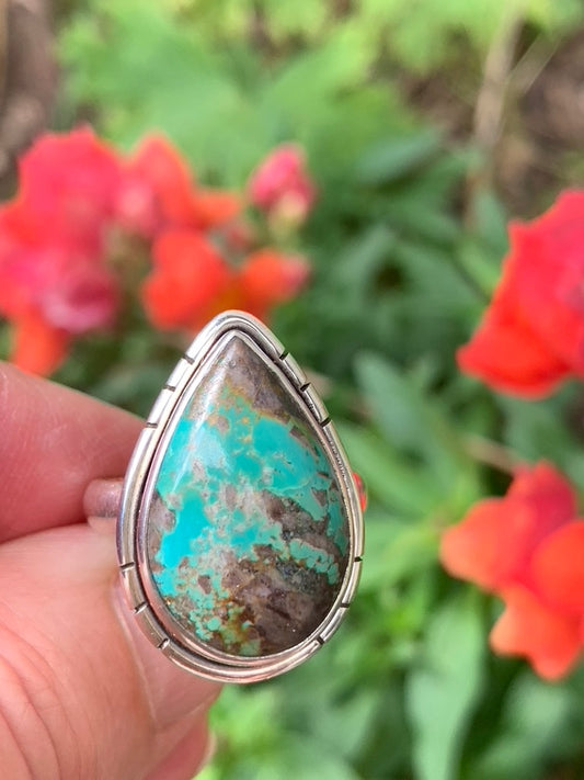 Turquoise Ring size 8