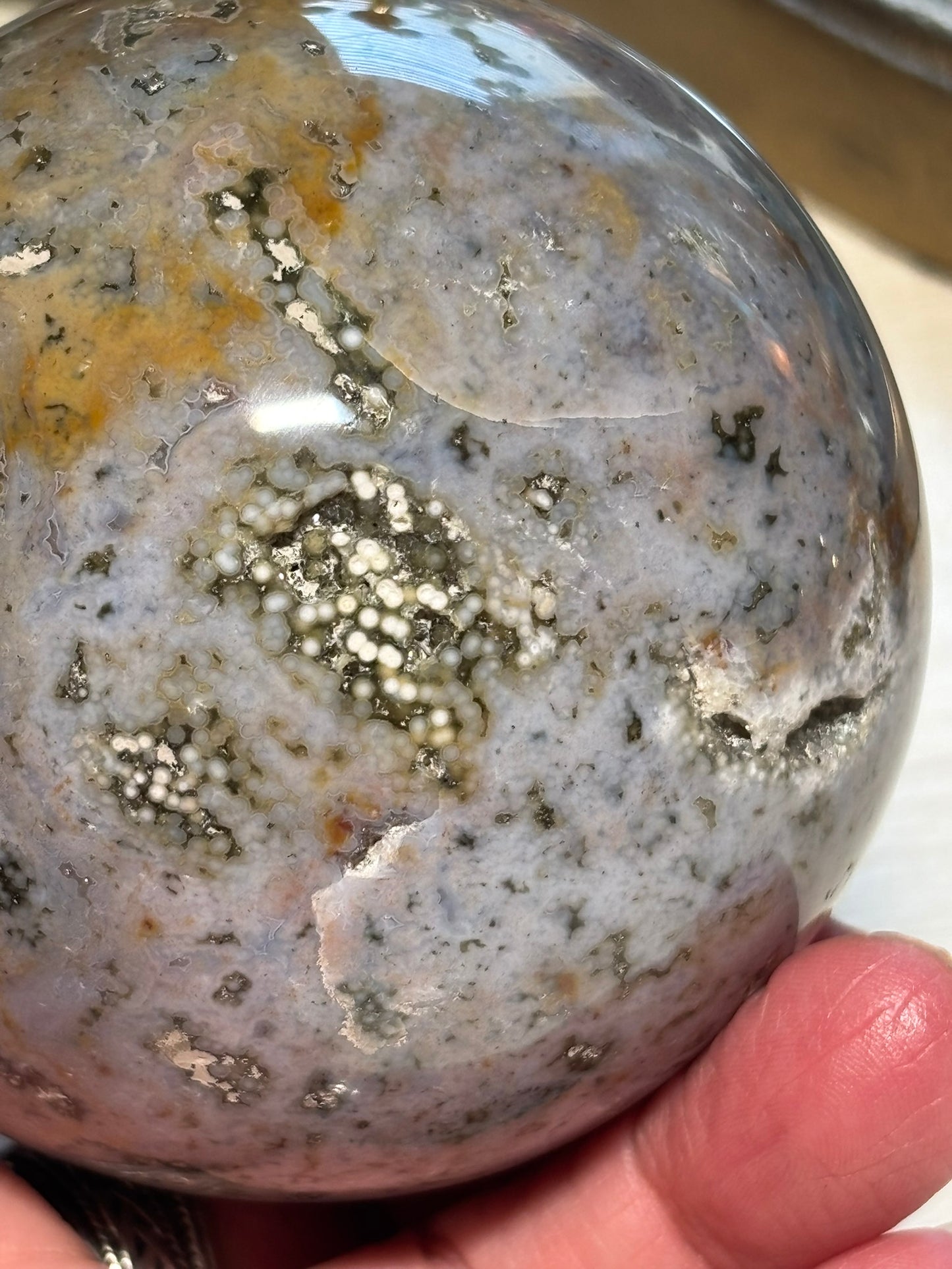 Sea Jasper Sphere - Madagascar