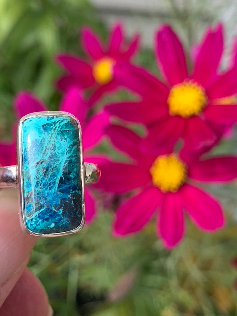 Shattuckite Ring size 5.5