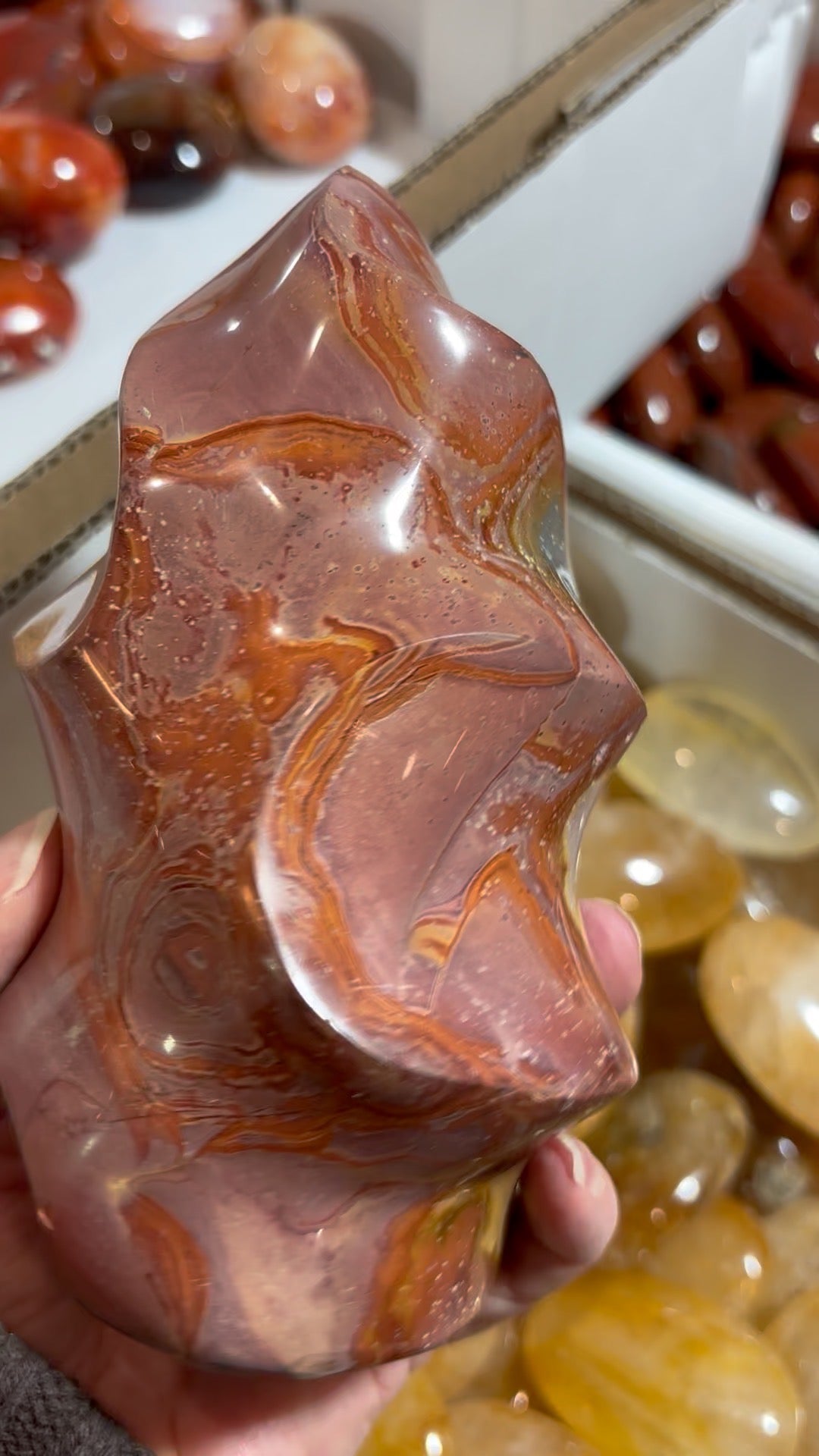 Polychrome Jasper Flame | Madagascar