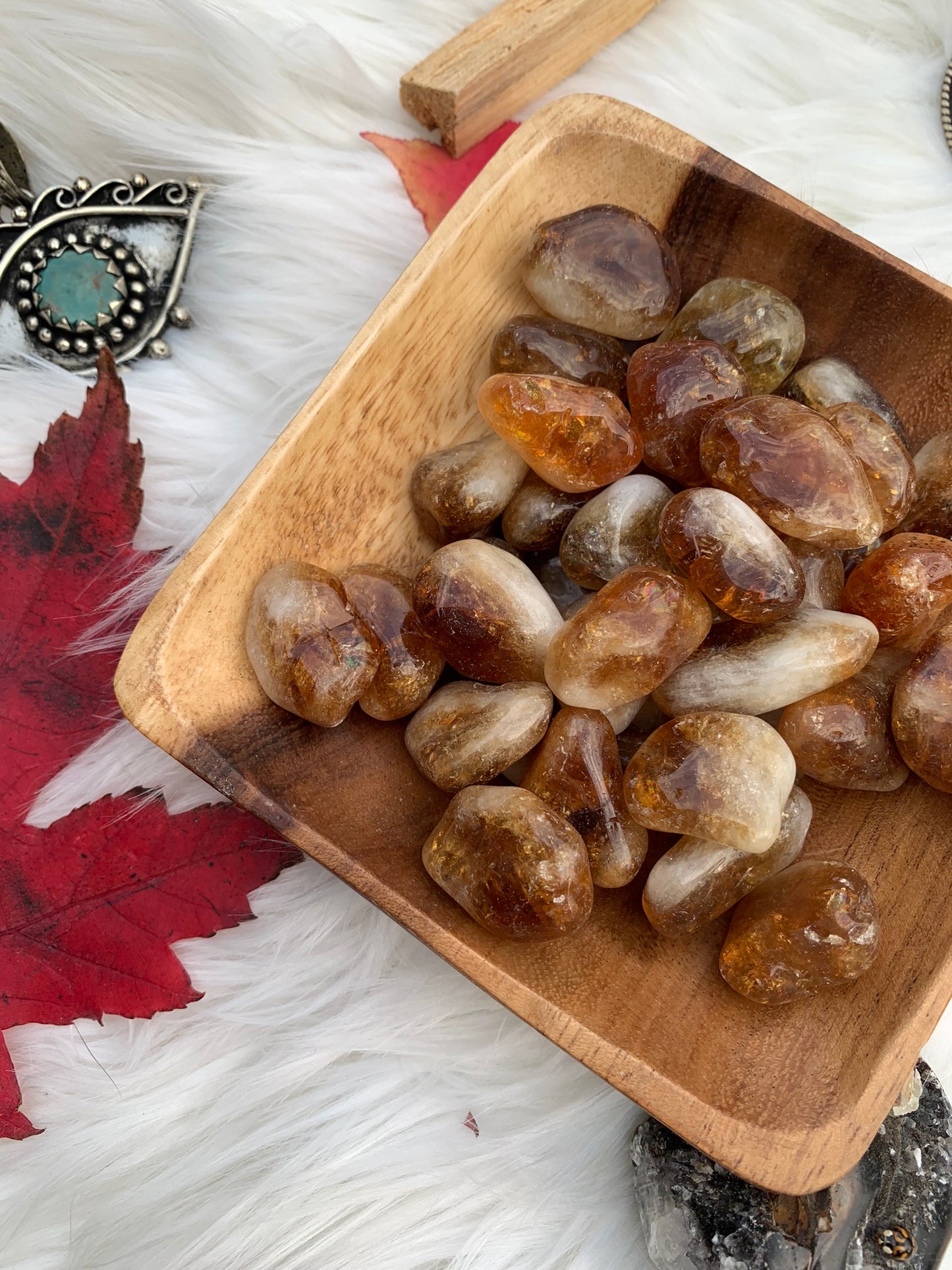 Cognac Citrine | Golden Amethyst - Tumble | Brazil