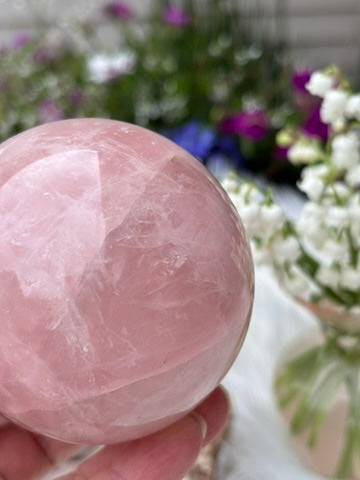 Rose Quartz | Sphere | Madagascar