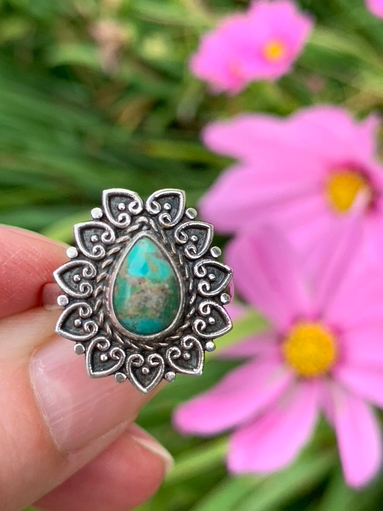 Turquoise Ring size 8