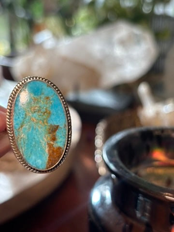 Turquoise Ring size 9