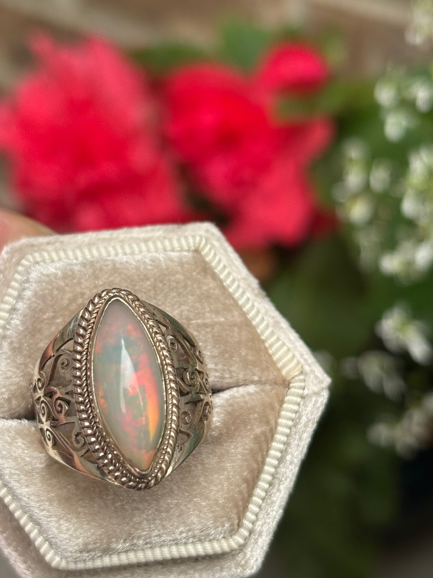 Opal ring - Size 8 - Nepal