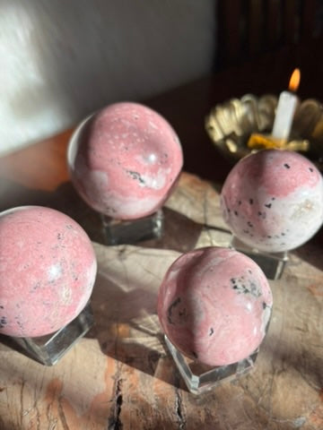 Rhodonite Sphere - Peru