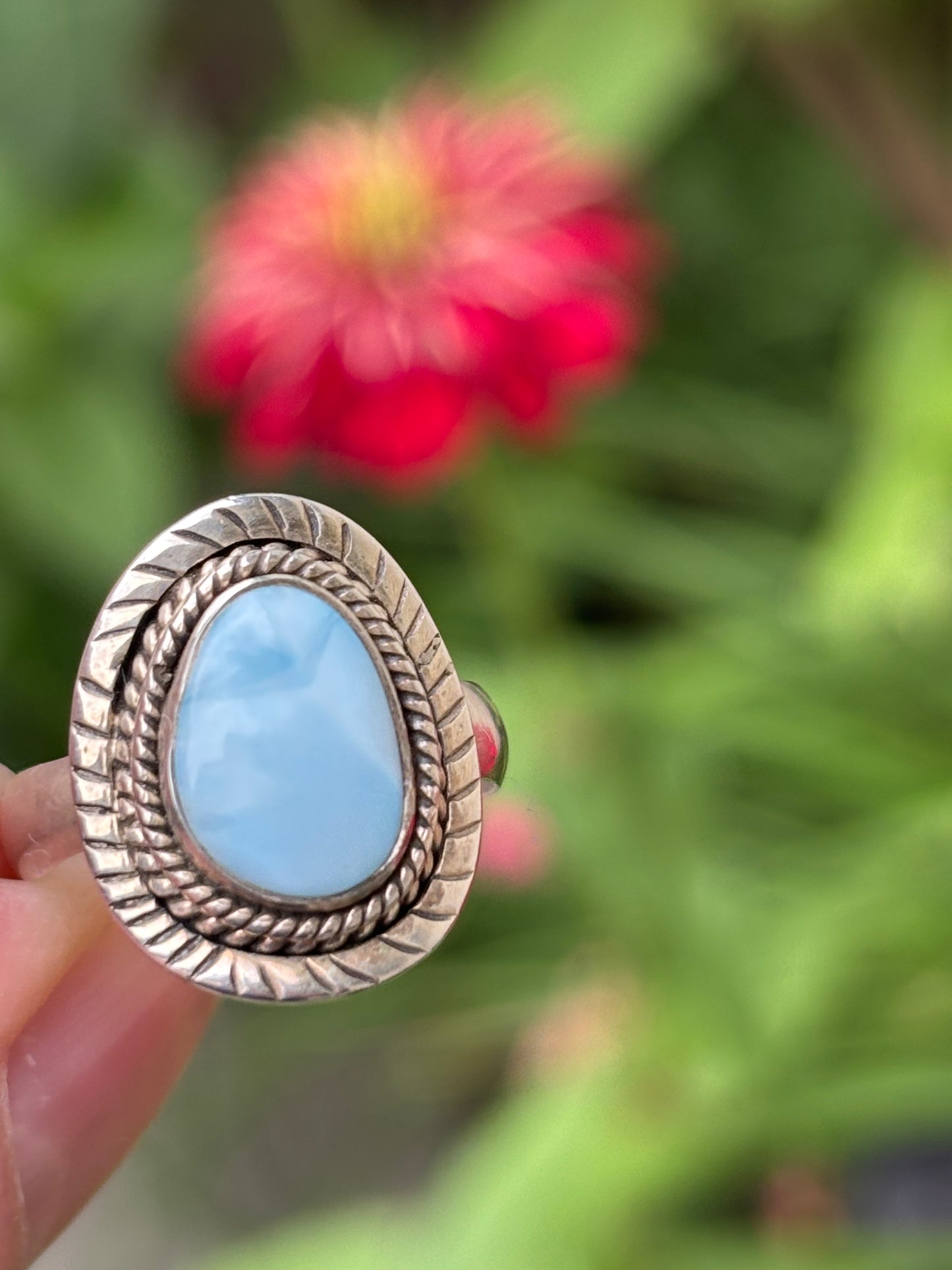 Larimar Ring Size 7