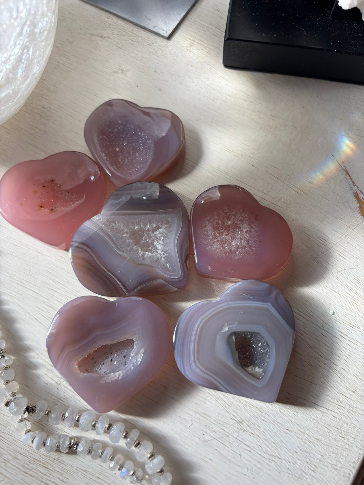 Druzy Agate - Heart