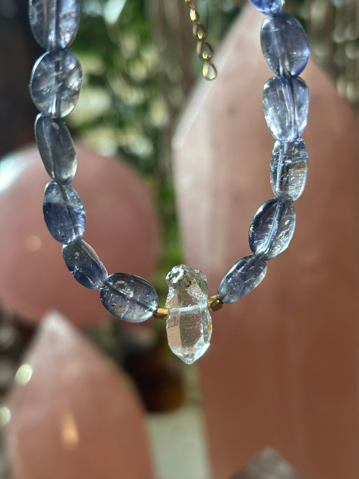 The Visionary | Herkimer Diamond • Iolite
