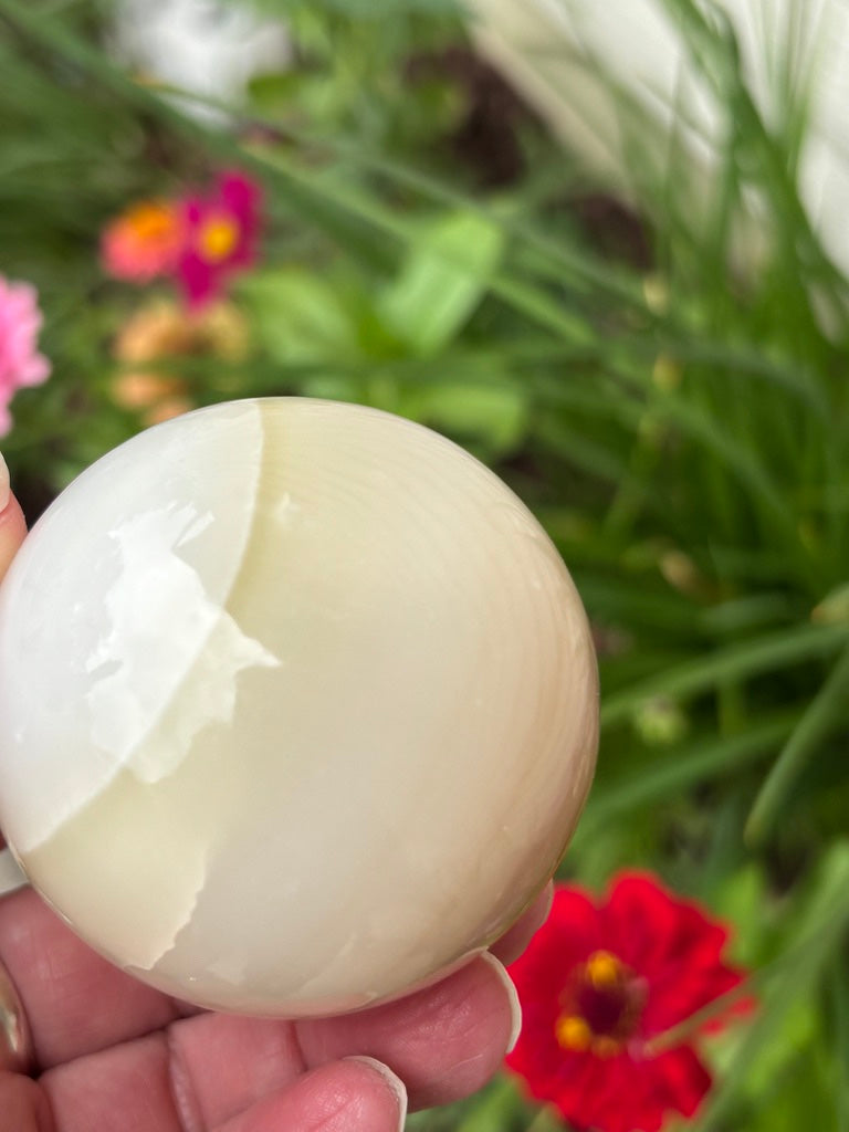 Watermelon Calcite - Sphere - Pakistan