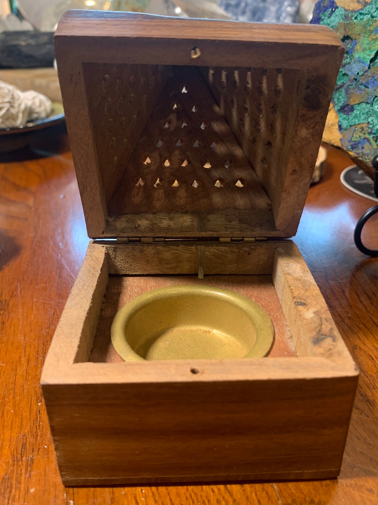 Incense Burner - Teak wood