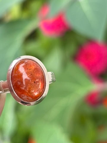 Sunstone Ring Size 8