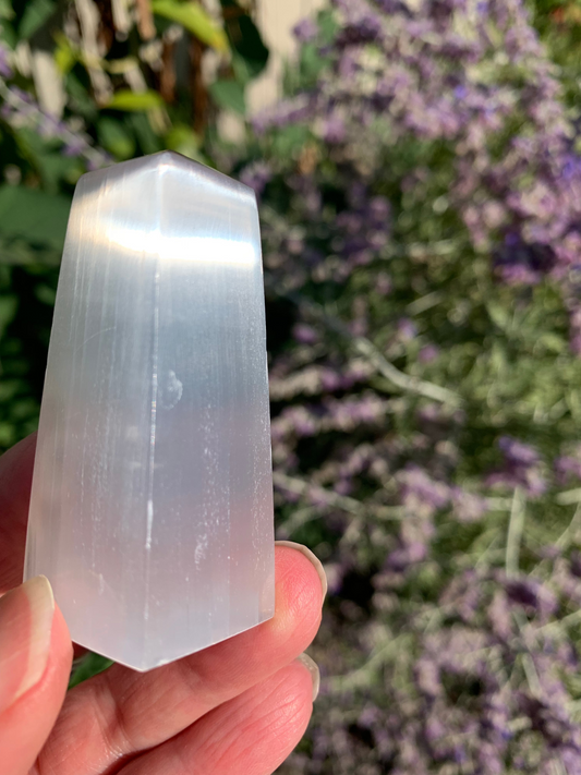 Selenite Obelisk