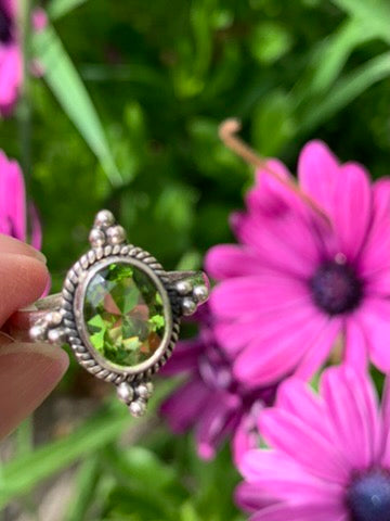 Peridot Ring size 7