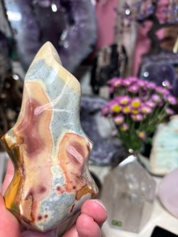 Polychrome Jasper Flame | Madagascar