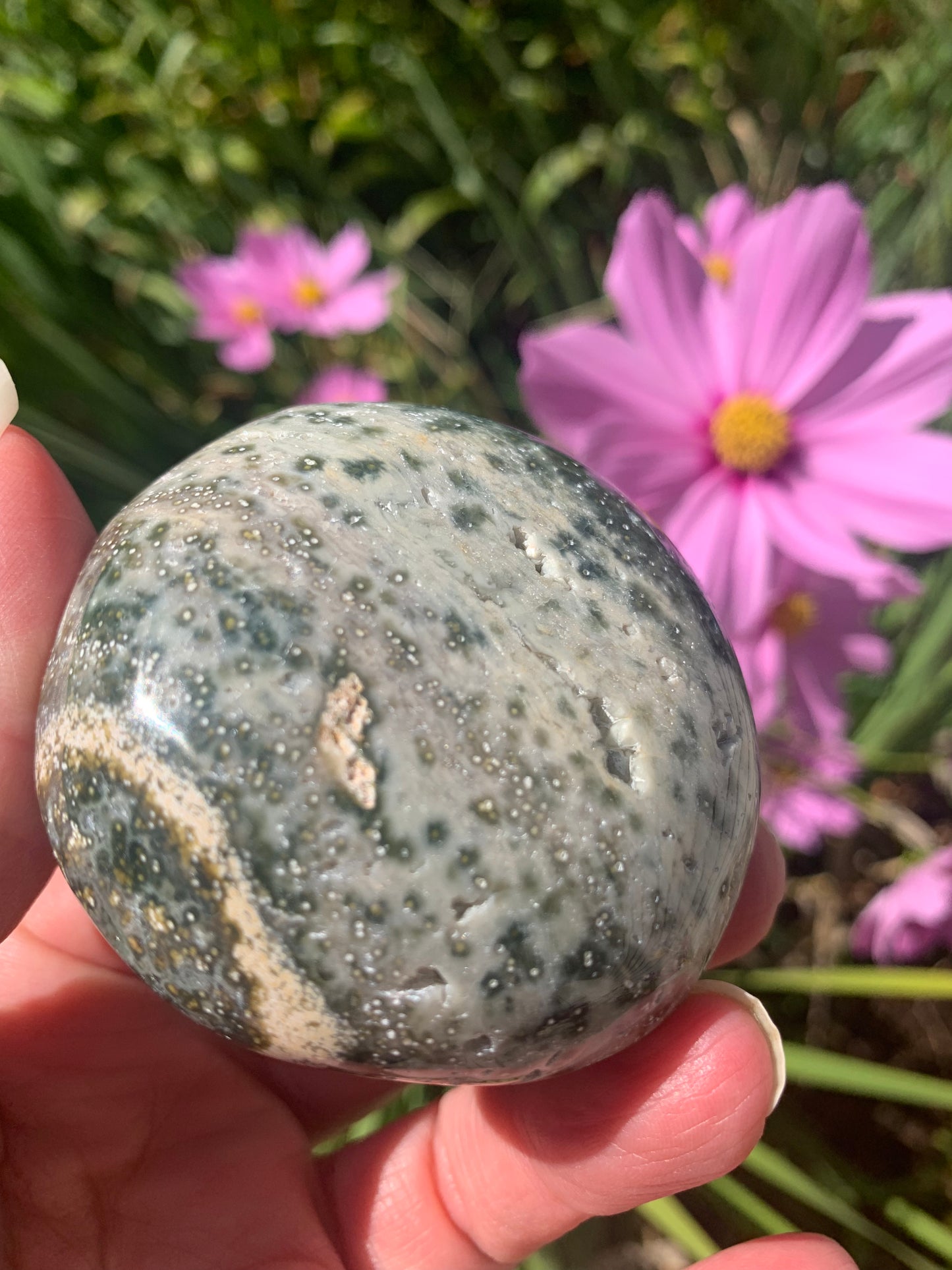 Ocean Jasper Gallet - Green Vein - Madagascar